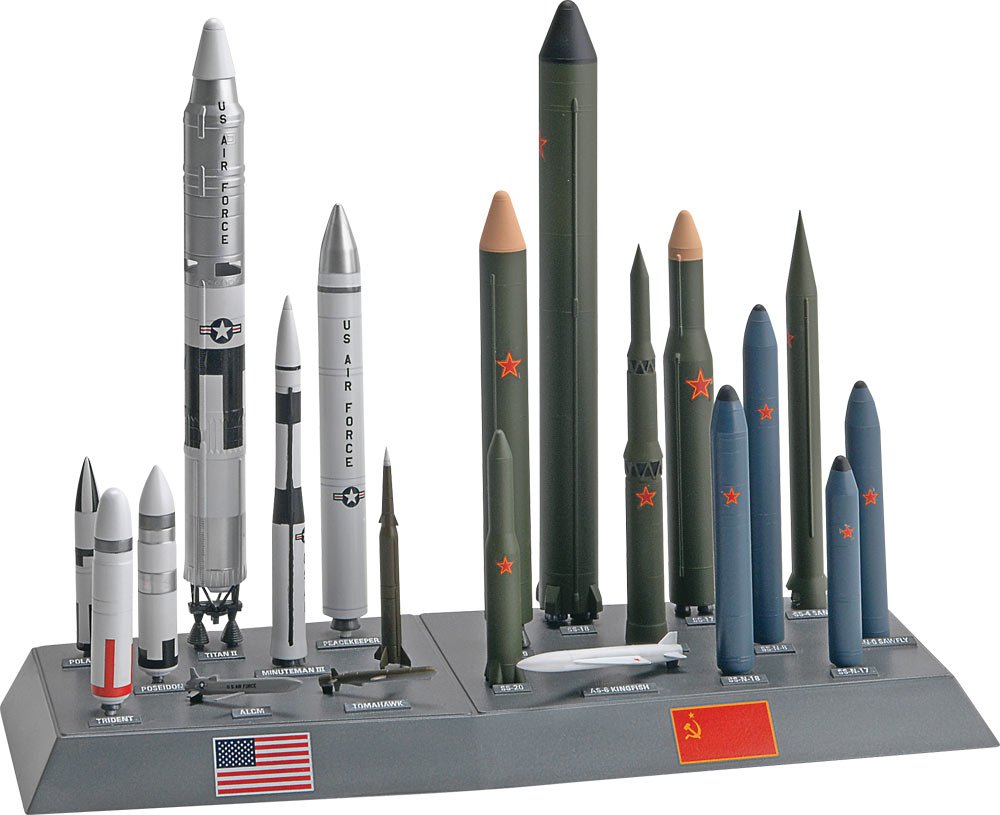 Revell Monogram USA/USSR Missile Set Plastic Model Building Kit, 1